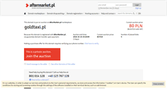 Desktop Screenshot of goldtaxi.pl