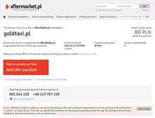 Tablet Screenshot of goldtaxi.pl